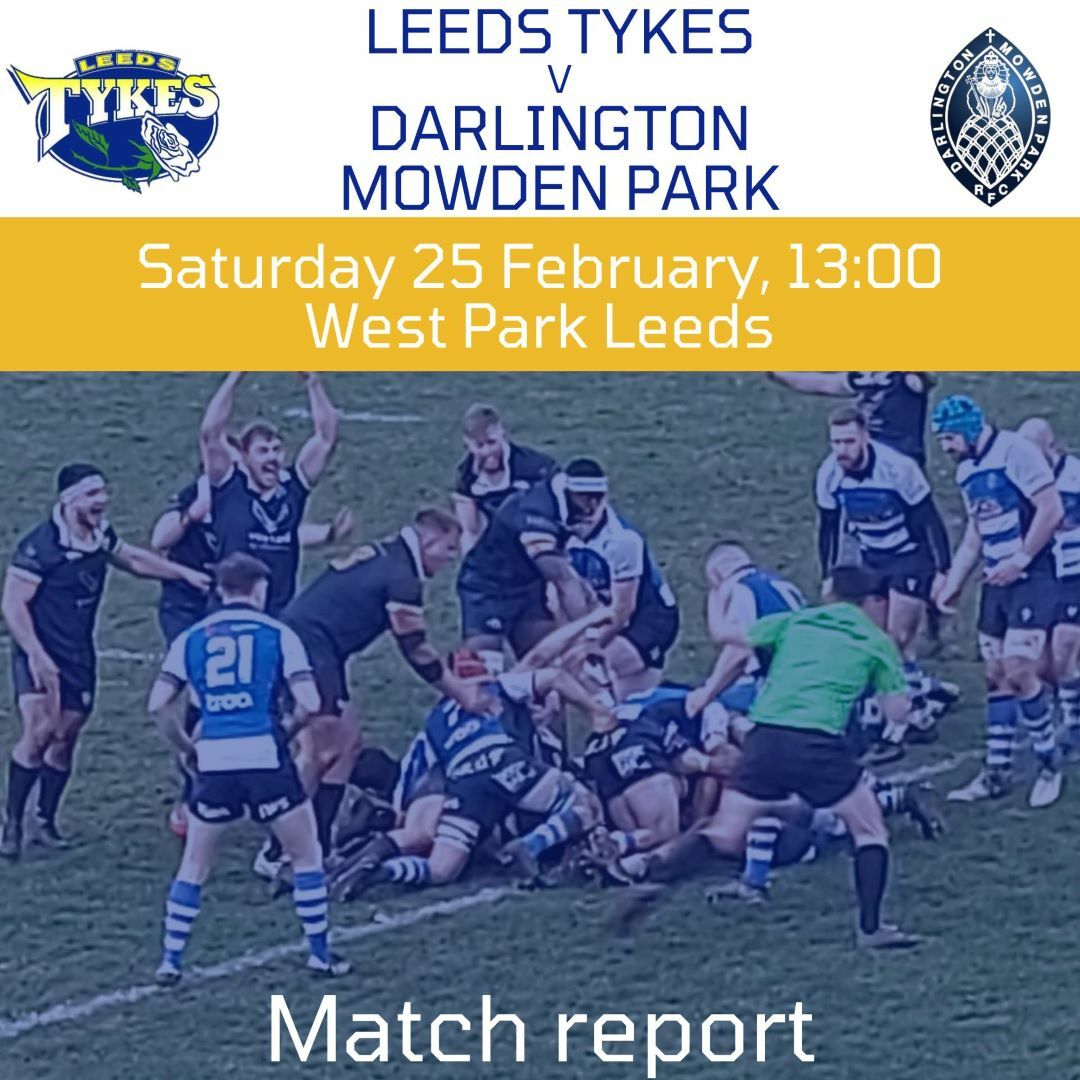 Leeds Tykes v Darlington Mowden Park Saturday 25 February Match report Image of try celebrations