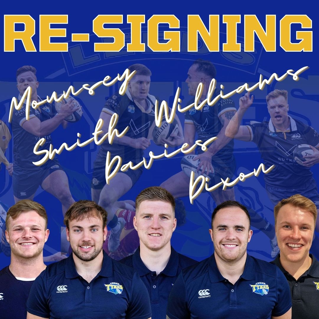 Re-signings Jacob Mounsey, Will Smith, Kieran Davies, Ben Dixon, Tom Williams. Images of the players