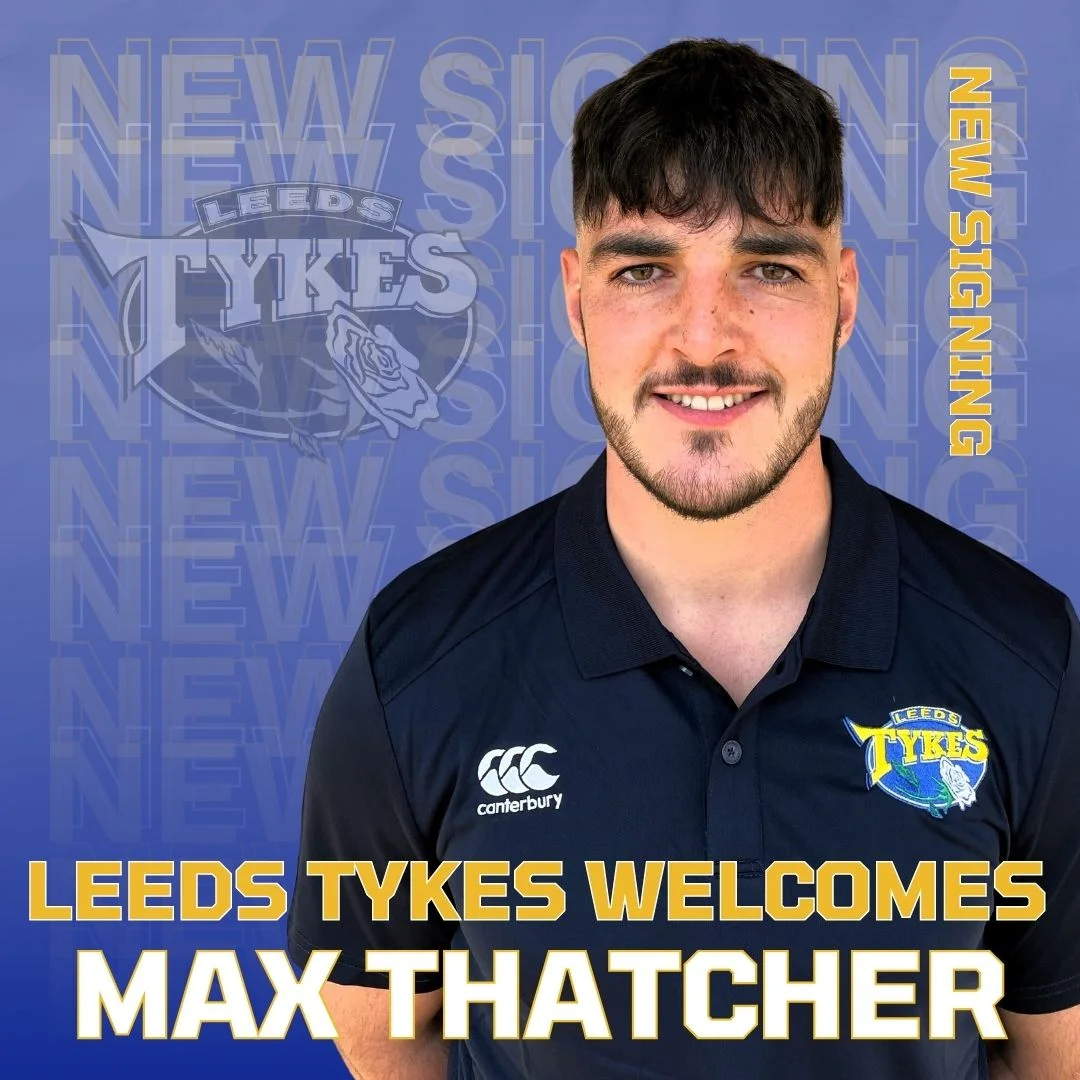 New signing Leeds Tykes welcomes Max Thatcher Image of Max Leeds Tykes logo
