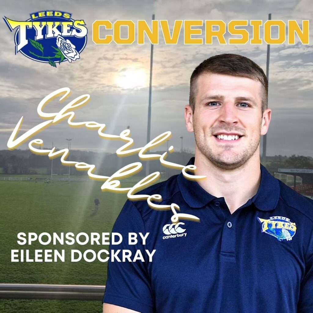 Charlie Venables conversion Sponsored by Eileen Dockray