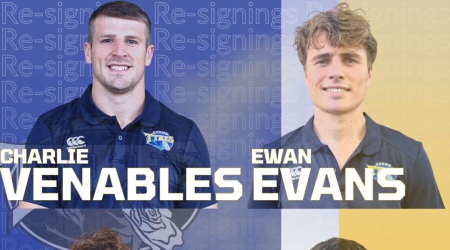 Re-signings Charlie Venables, Ewan Evans, Ben Whyman, Tom Collins