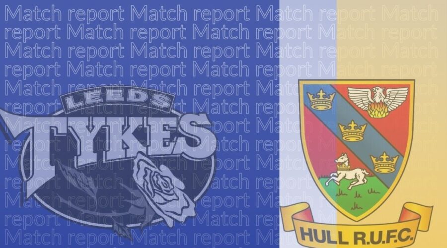 Leeds Tykes Hull RUFC Saturday 21 September Logos of both clubs