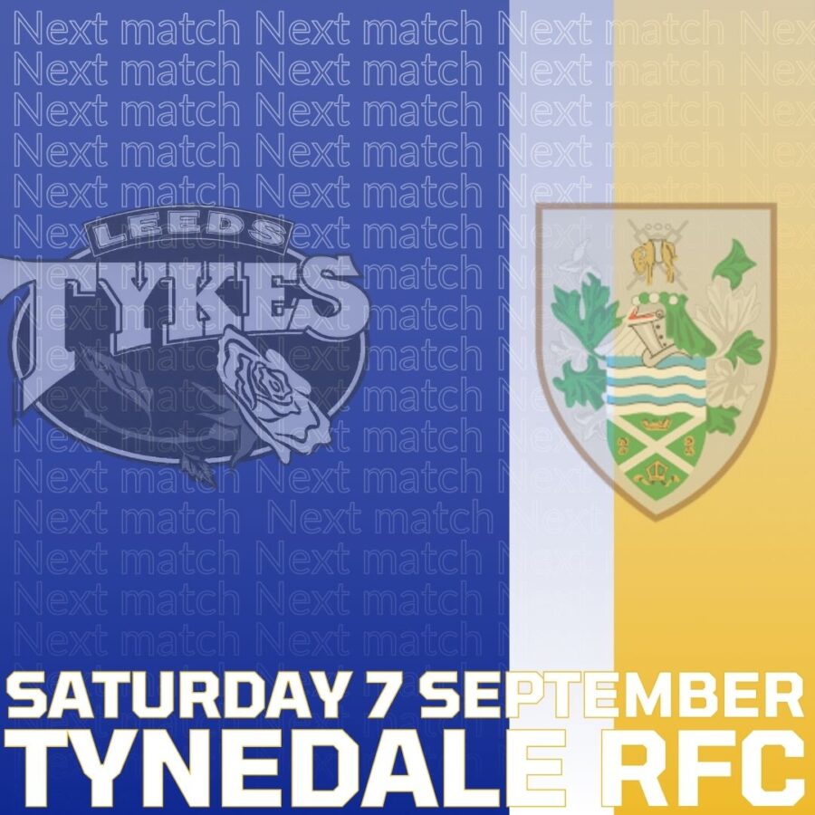 Leeds Tykes V Tynedale RFC Saturday 7 September Logos of both clubs