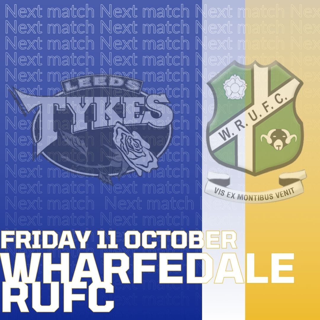 Leeds Tykes v Wharedale RUFC Friday 11 October Logos of both clubs