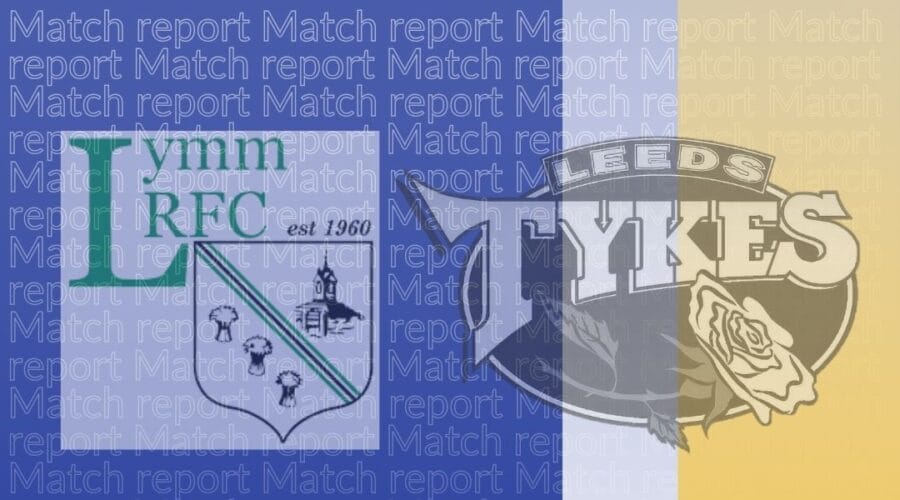 Lymm RFC 30 Leeds Tykes 26 Saturday 9 November Logos of both clubs