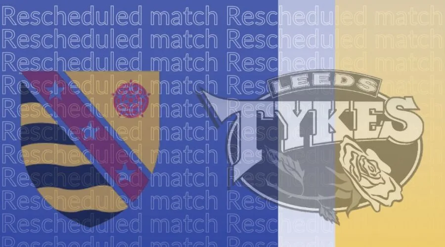 Fylde RFC v Leeds Tykes Rescheduled match date Saturday 30 November Logos of both clubs