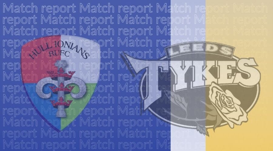 Hull Ionians 28 Leeds Tykes 33 Saturday 18 January Logos of both clubs