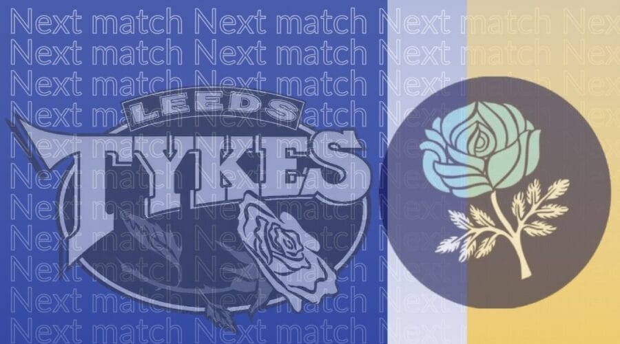 Leeds Tykes v Sheffield RUFC Saturday 15 February Logos of both clubs