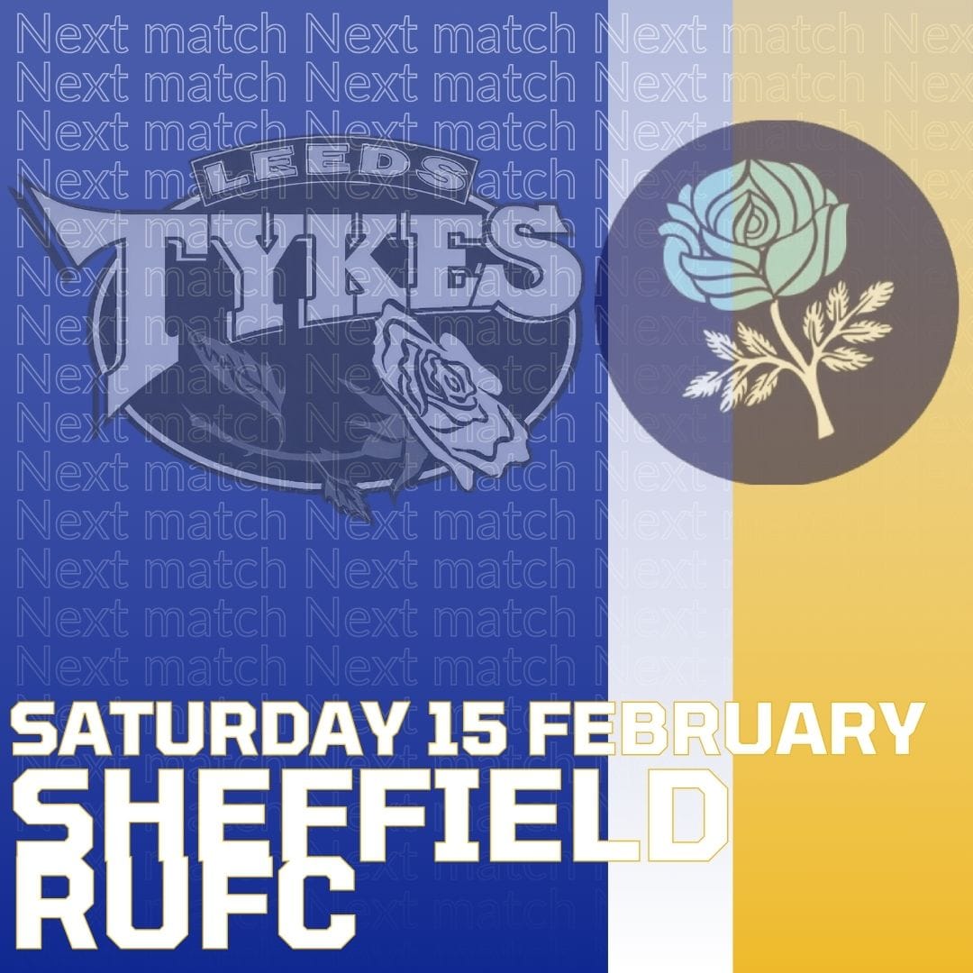 Leeds Tykes v Sheffield RUFC Saturday 15 February Logos of both clubs