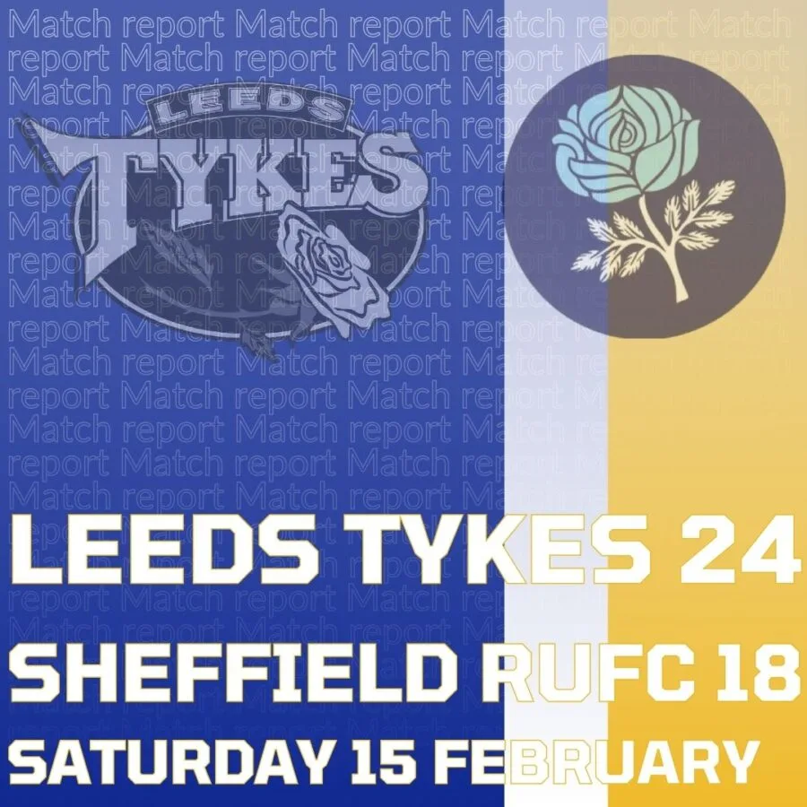 Leeds Tykes 24 Sheffield RUFC 18 Saturday 15 February Logos of both clubs